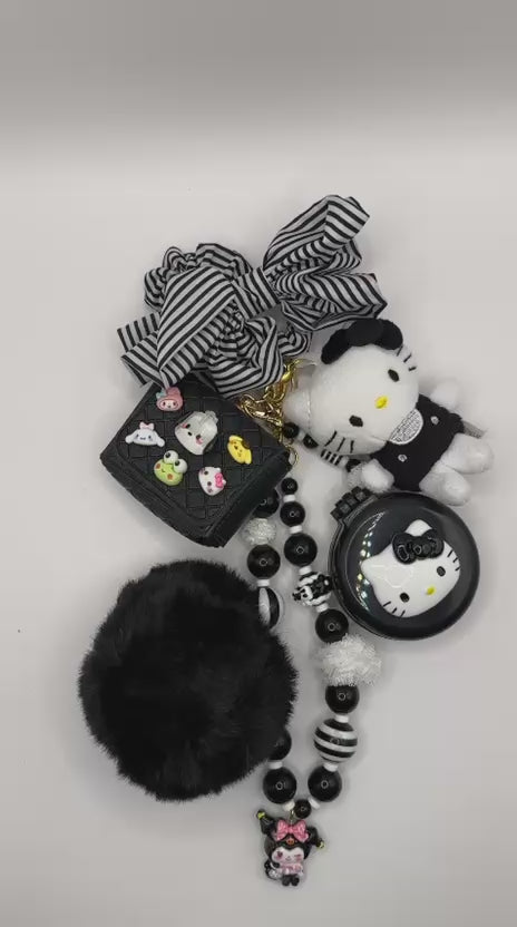 Charmsbag Hello Kitty Black White