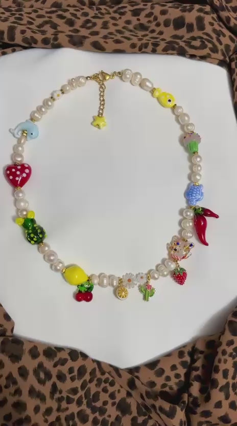 Collana Glass Garden Jewels Fruit