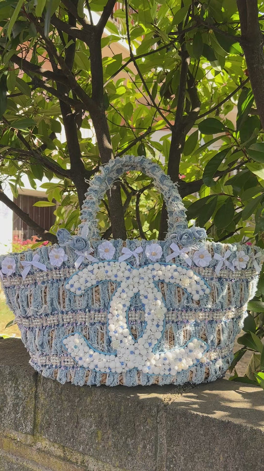Borsa azzurro mare